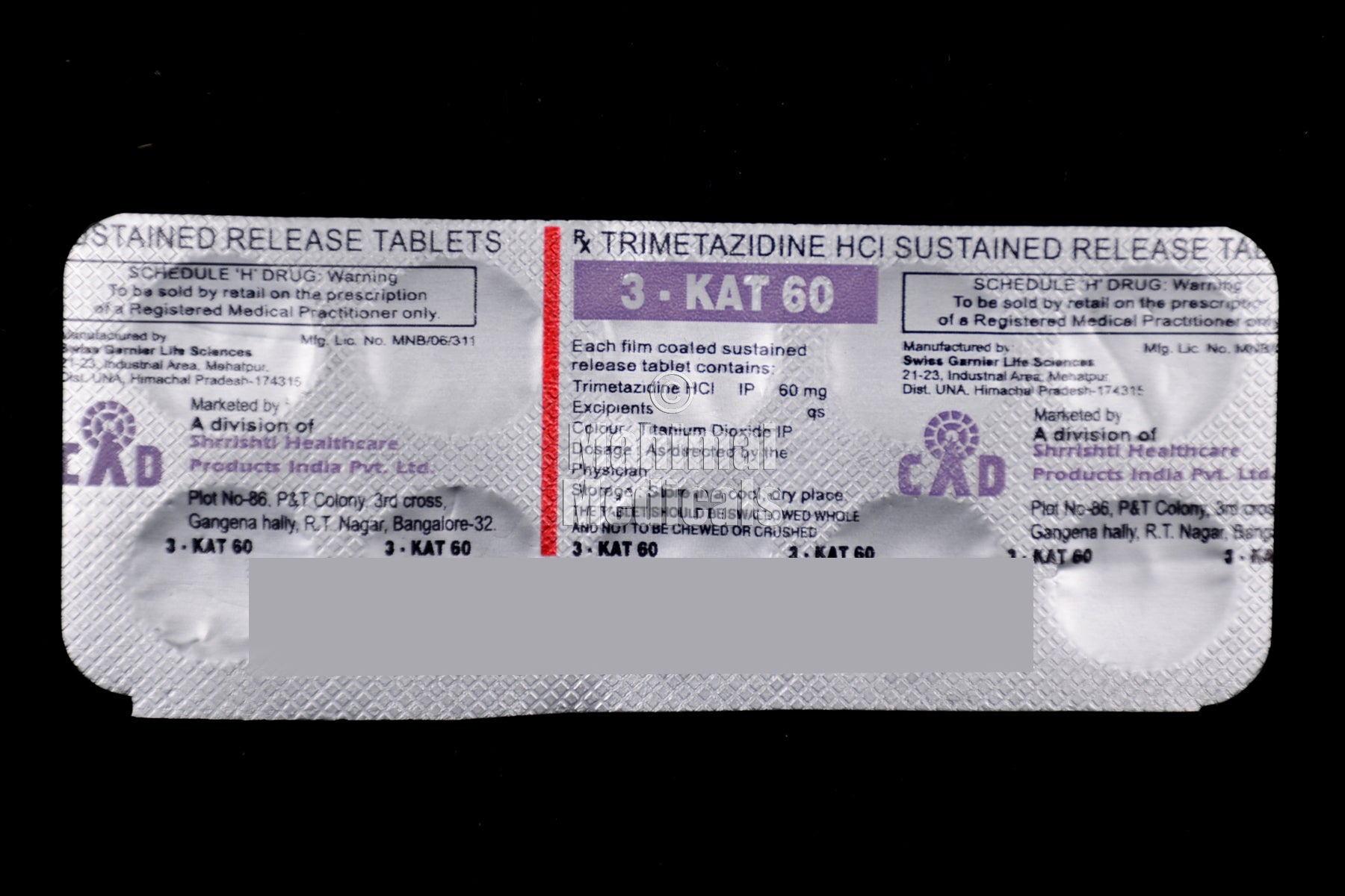 3 Kat 60Mg Tablet