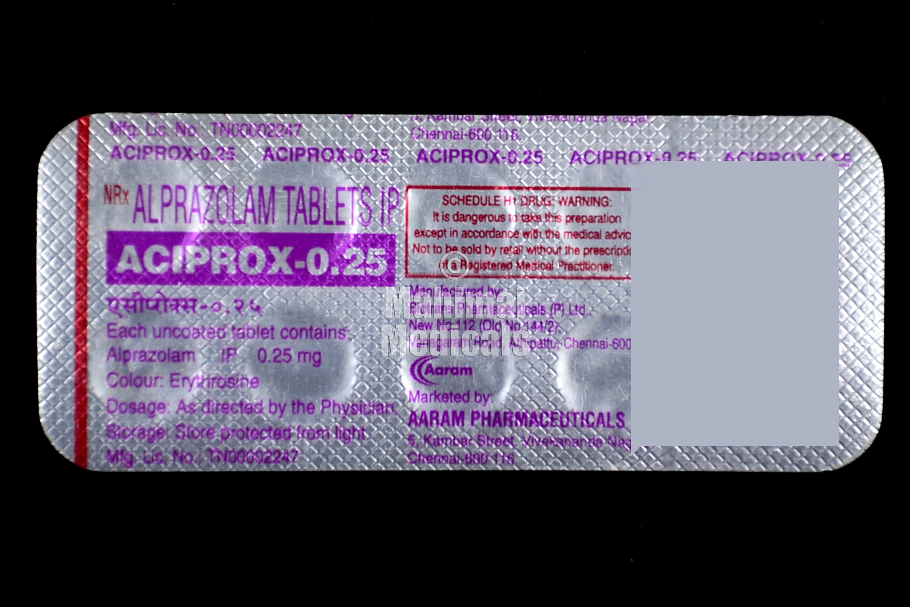 ACIPROX 0.25 Tablet