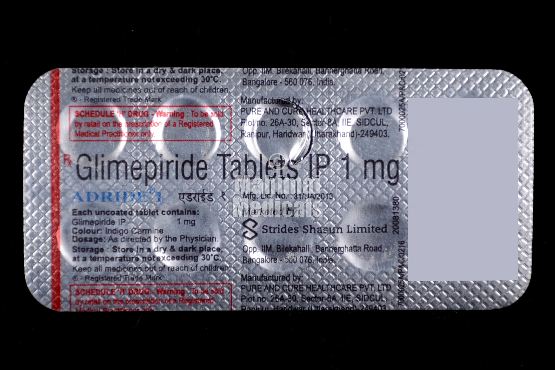 Adride 1 MG Tablet