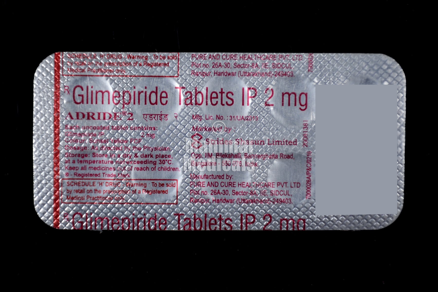 Adride 2 MG Tablet