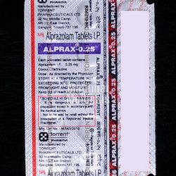 Alprax 0.25 MG Tablet