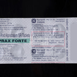 Alprax Forte 0.5 mg/50 mg Tablet