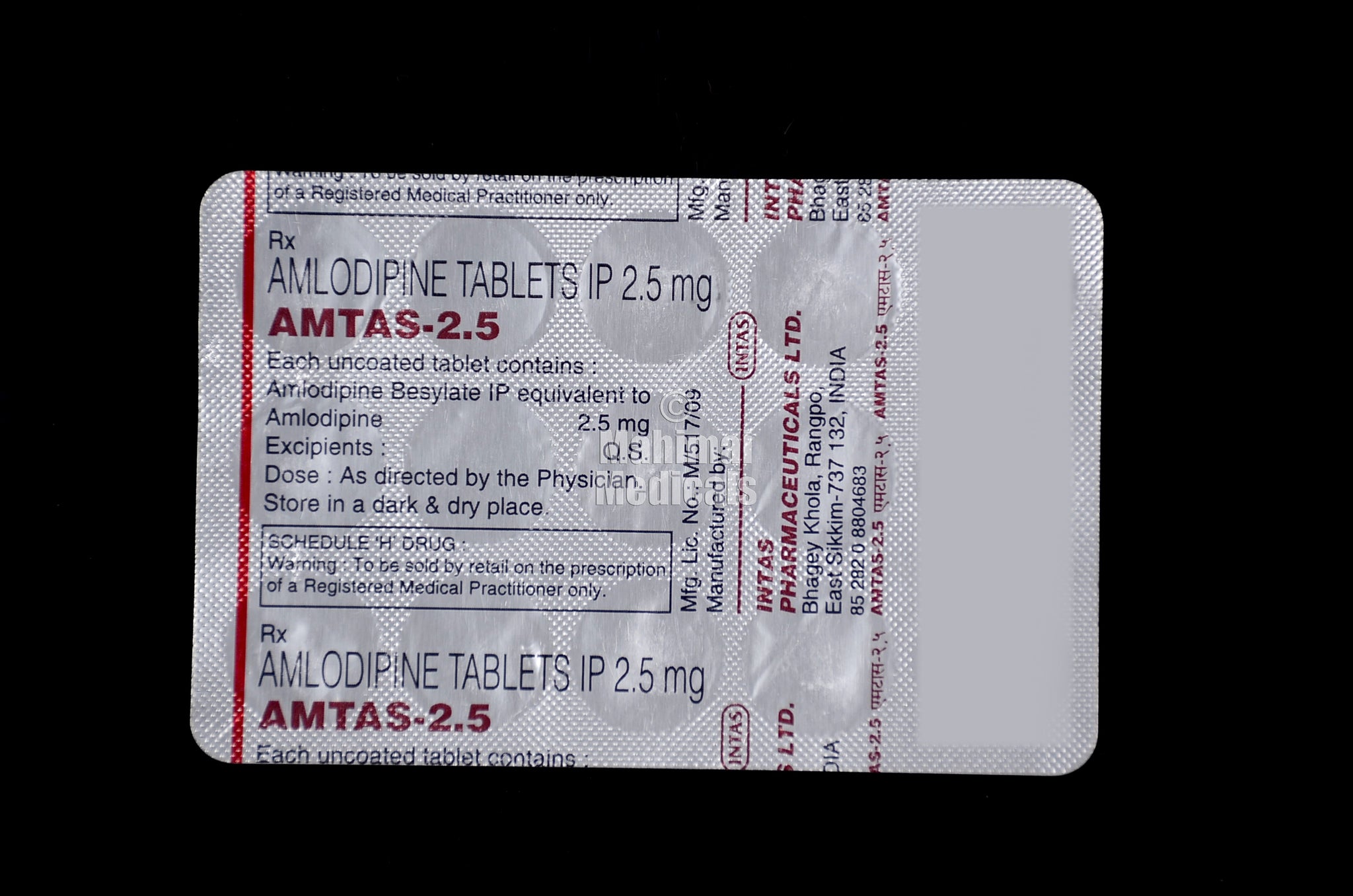 Amtas 2.5 MG Tablet