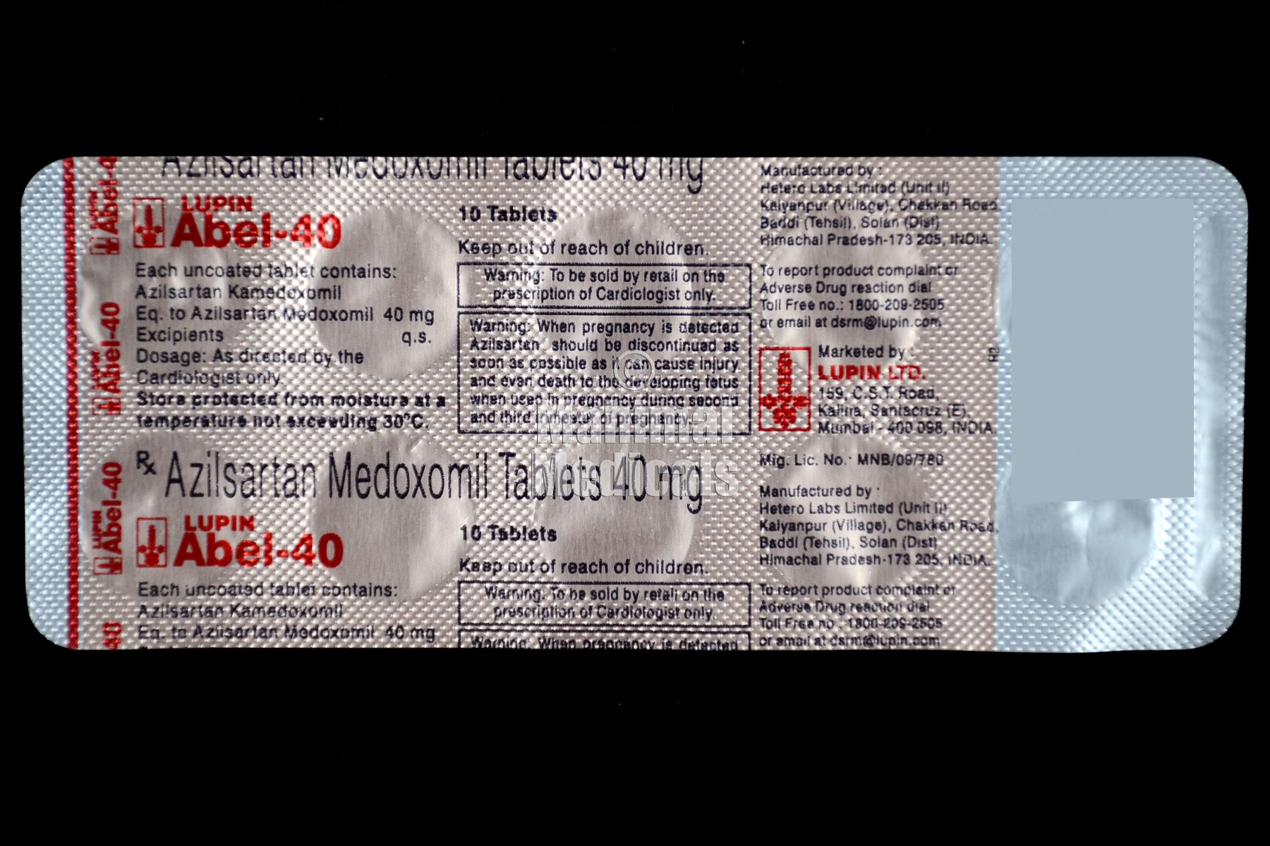 Abel 40Mg Tablet