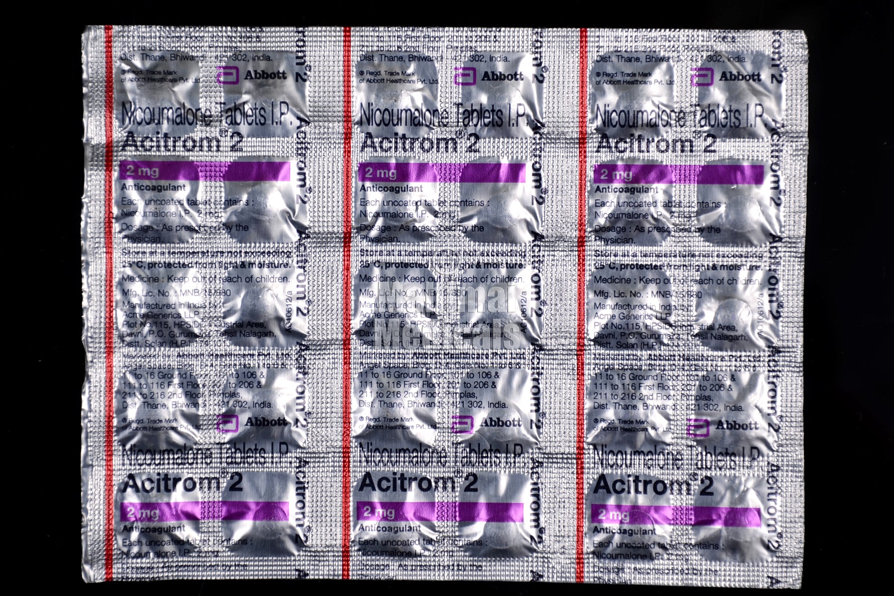 Acitrom 2 mg Tablet