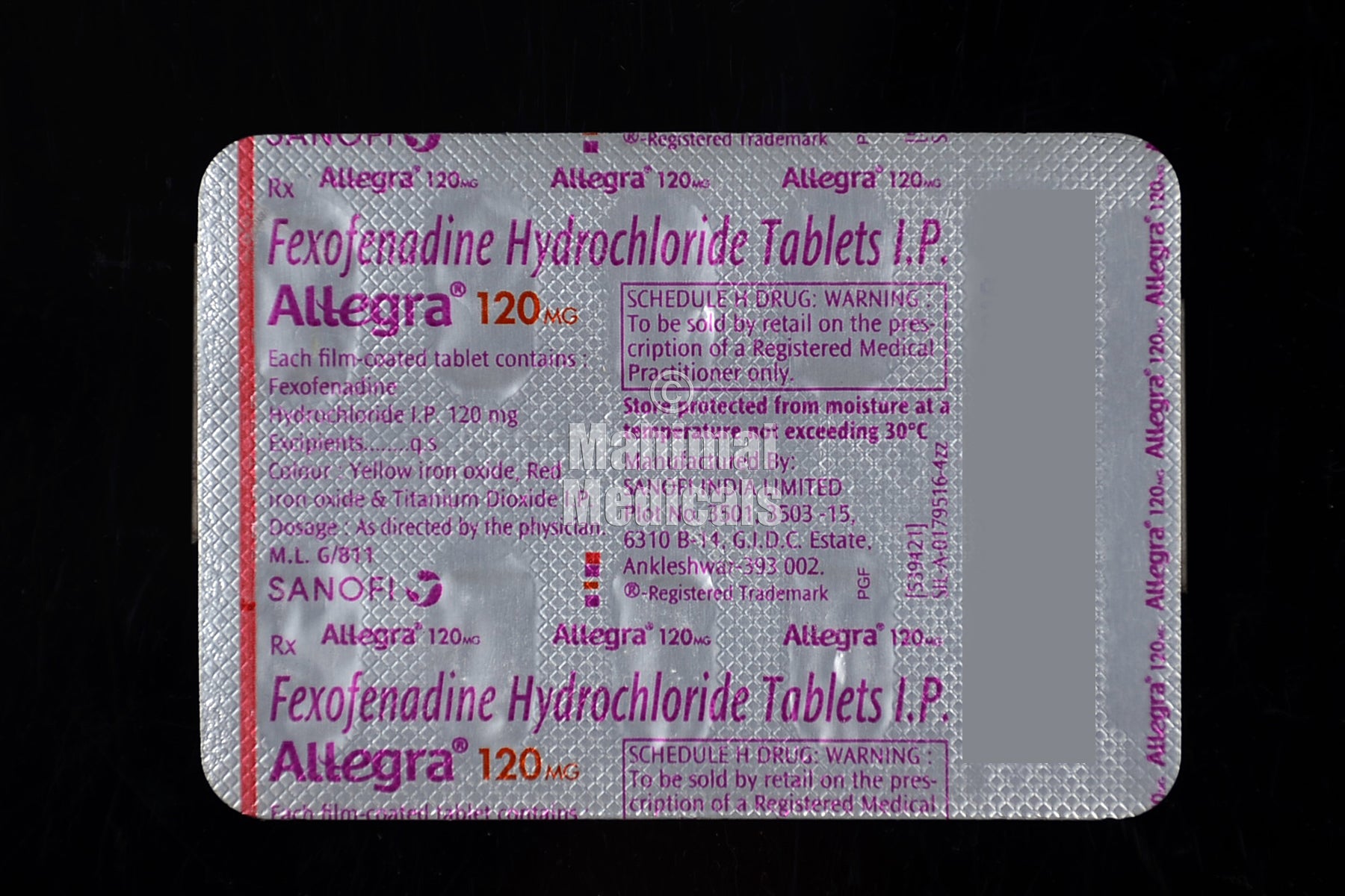Allegra 120 MG Tablet