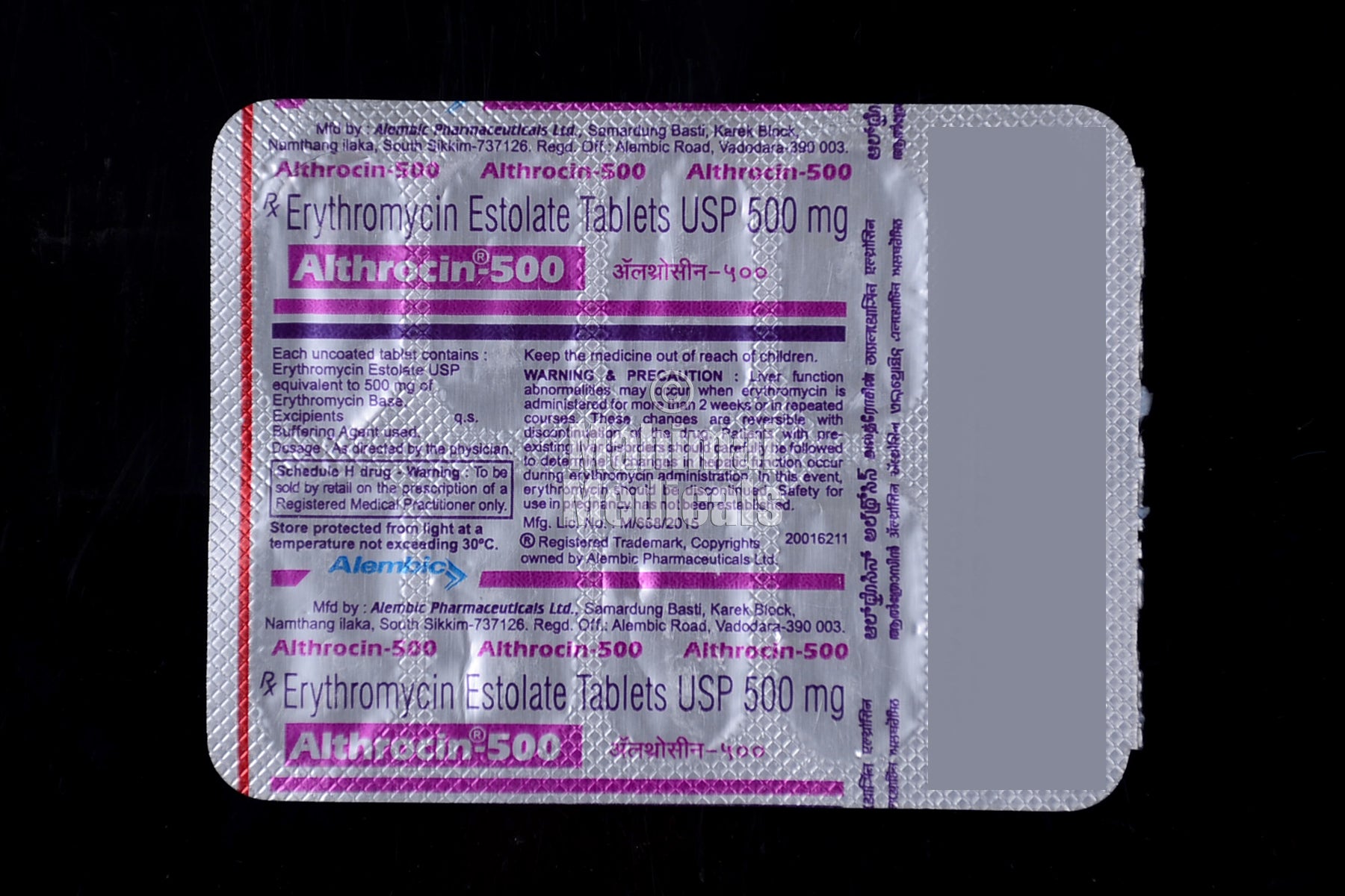 Althrocin 500 MG Tablet