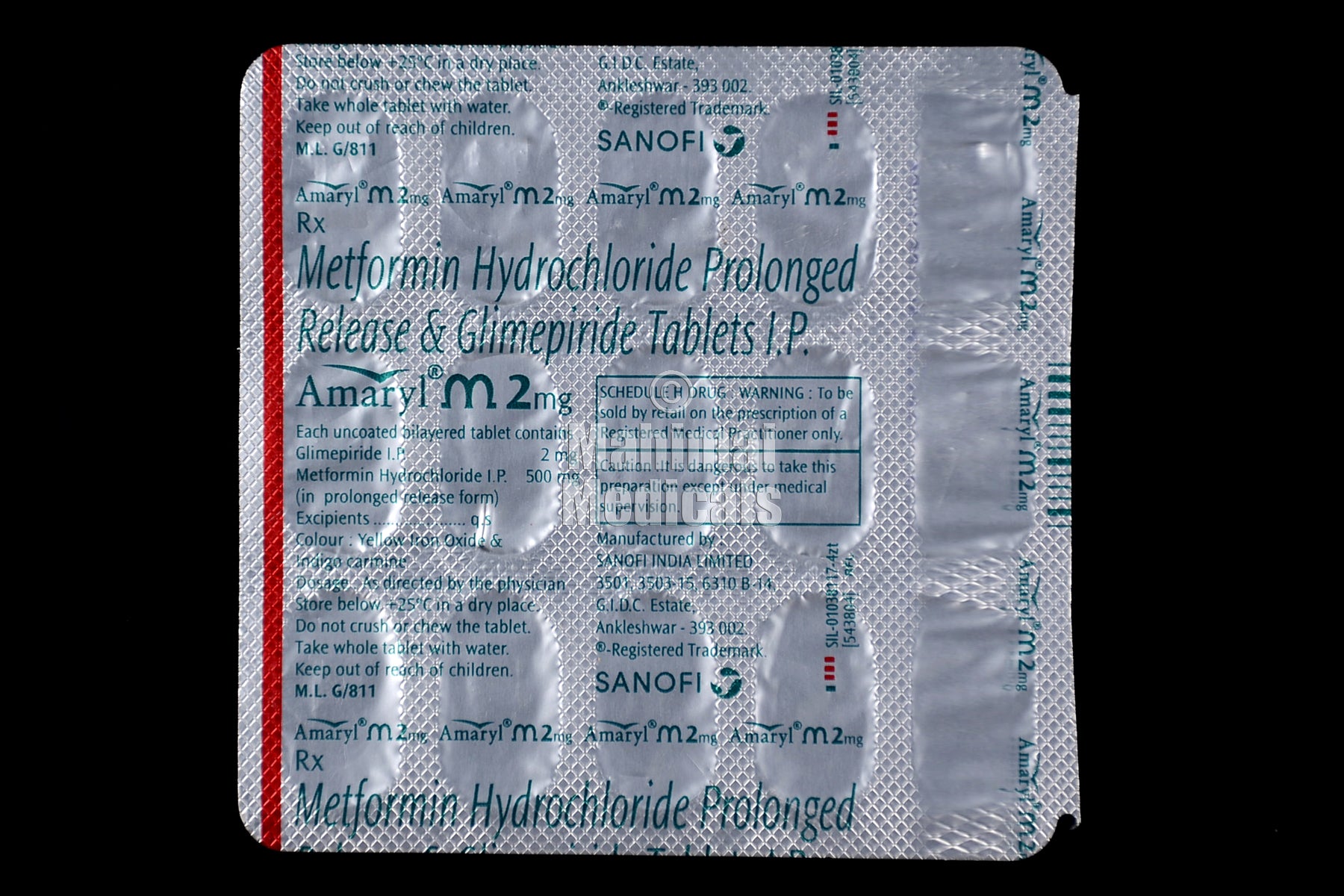 Amaryl M 2 Tablet Sr