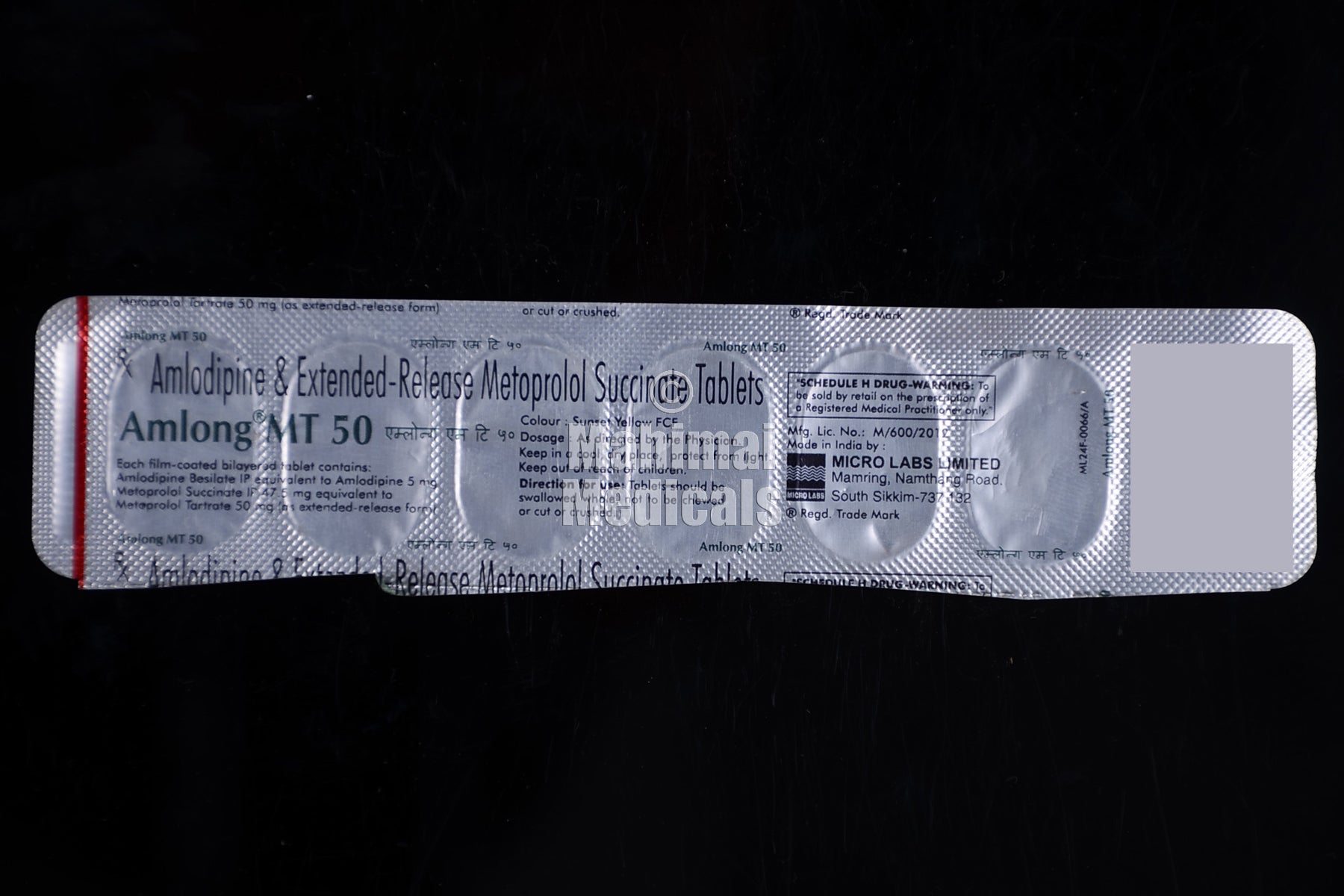 Amlong Mt (5/50 mg) Tablet