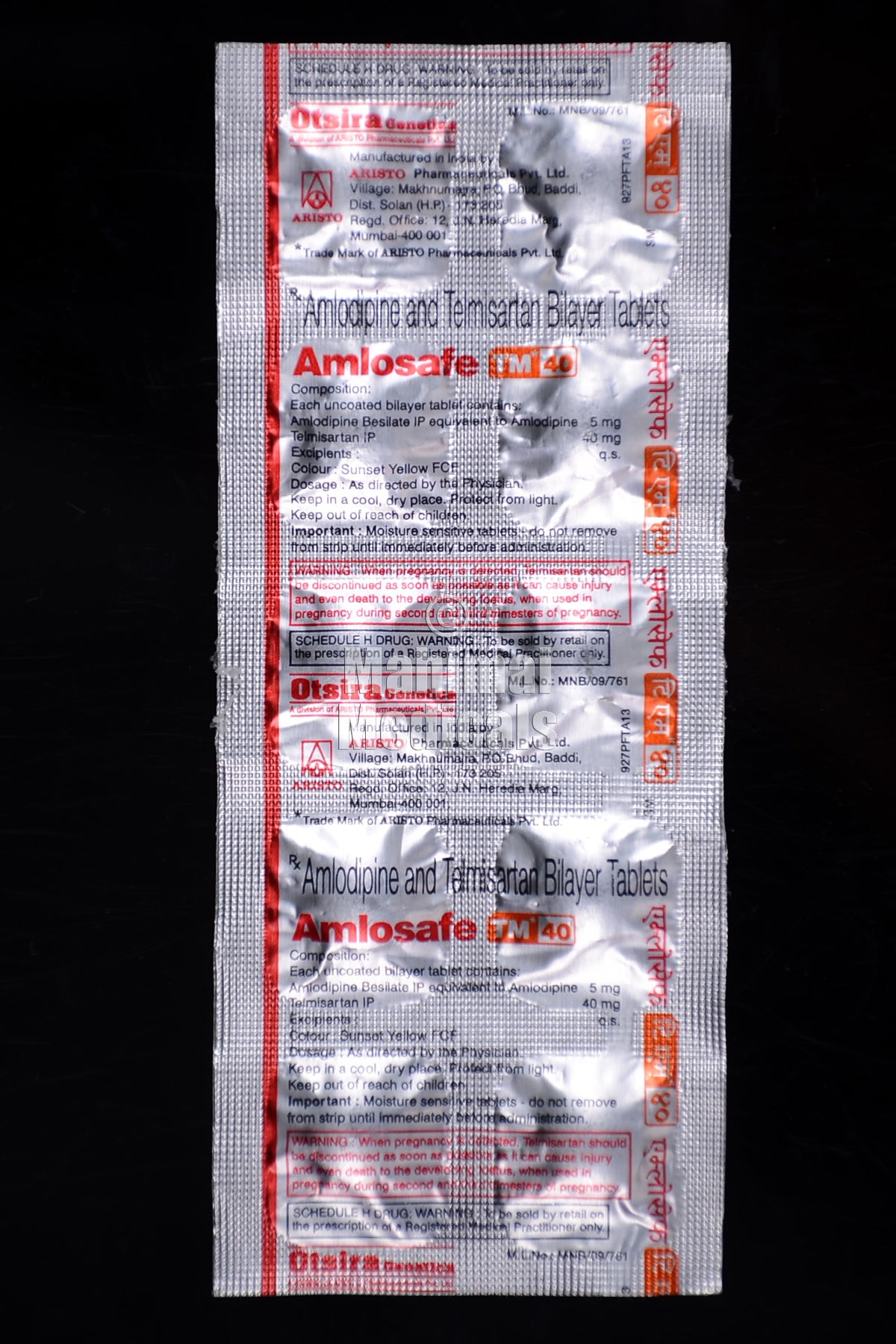 Amlosafe TM (5/40 mg) Tablet