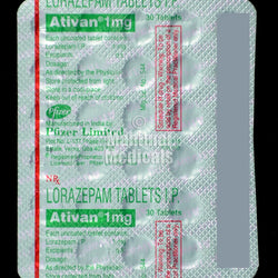 Ativan 1 MG Tablet