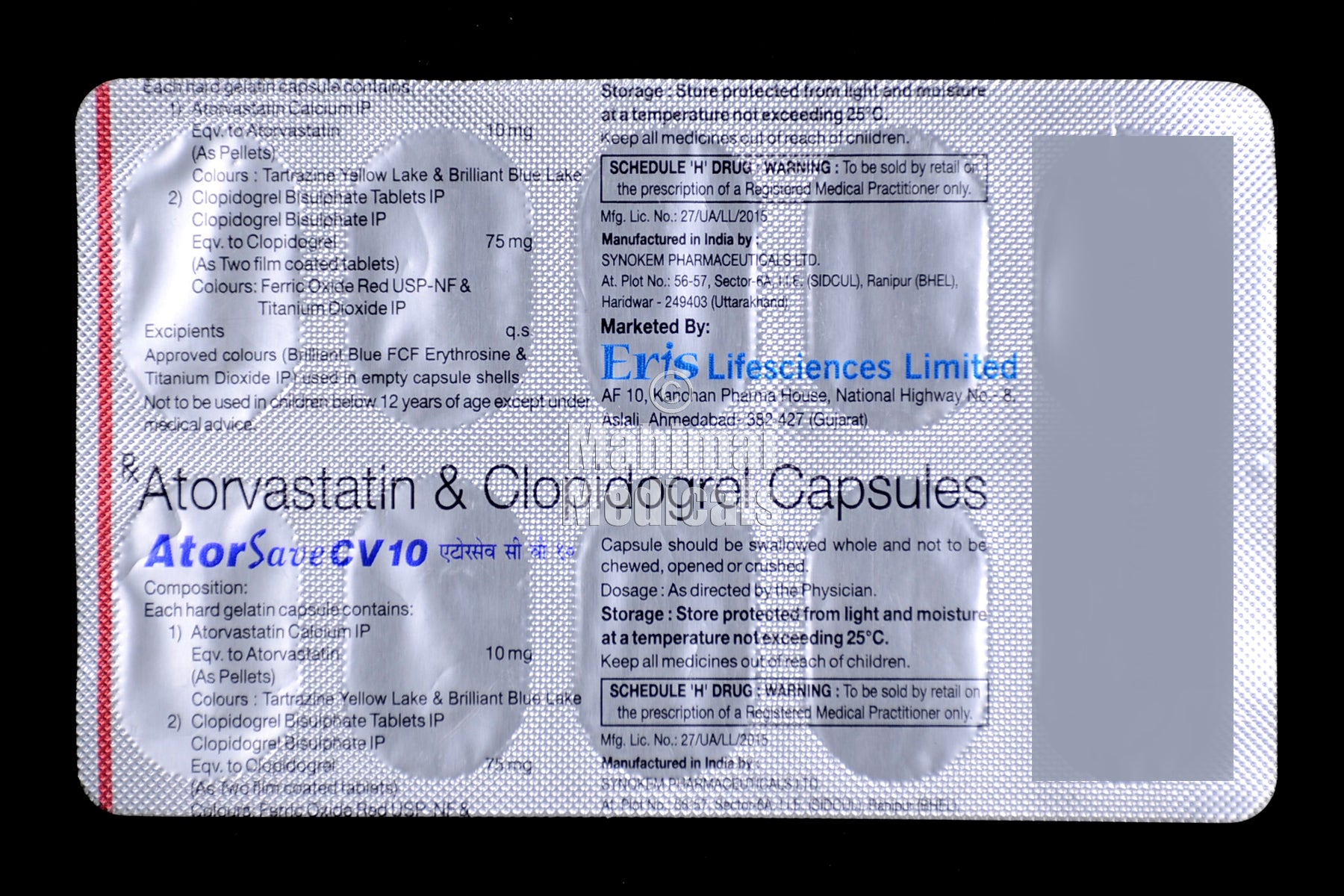 Atorsave CV 10 Capsule