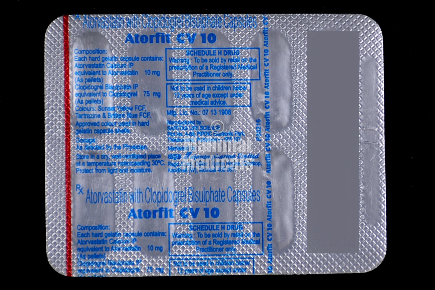 Atorfit Cv 10 Capsule