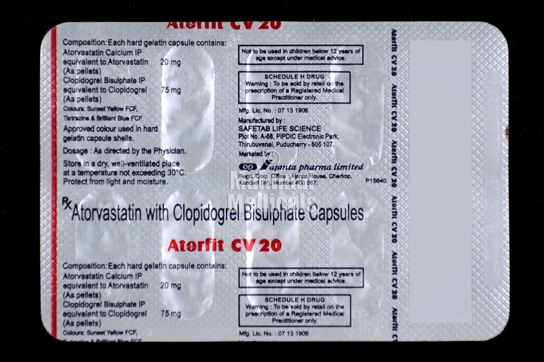 Atorfit CV 20 Capsule