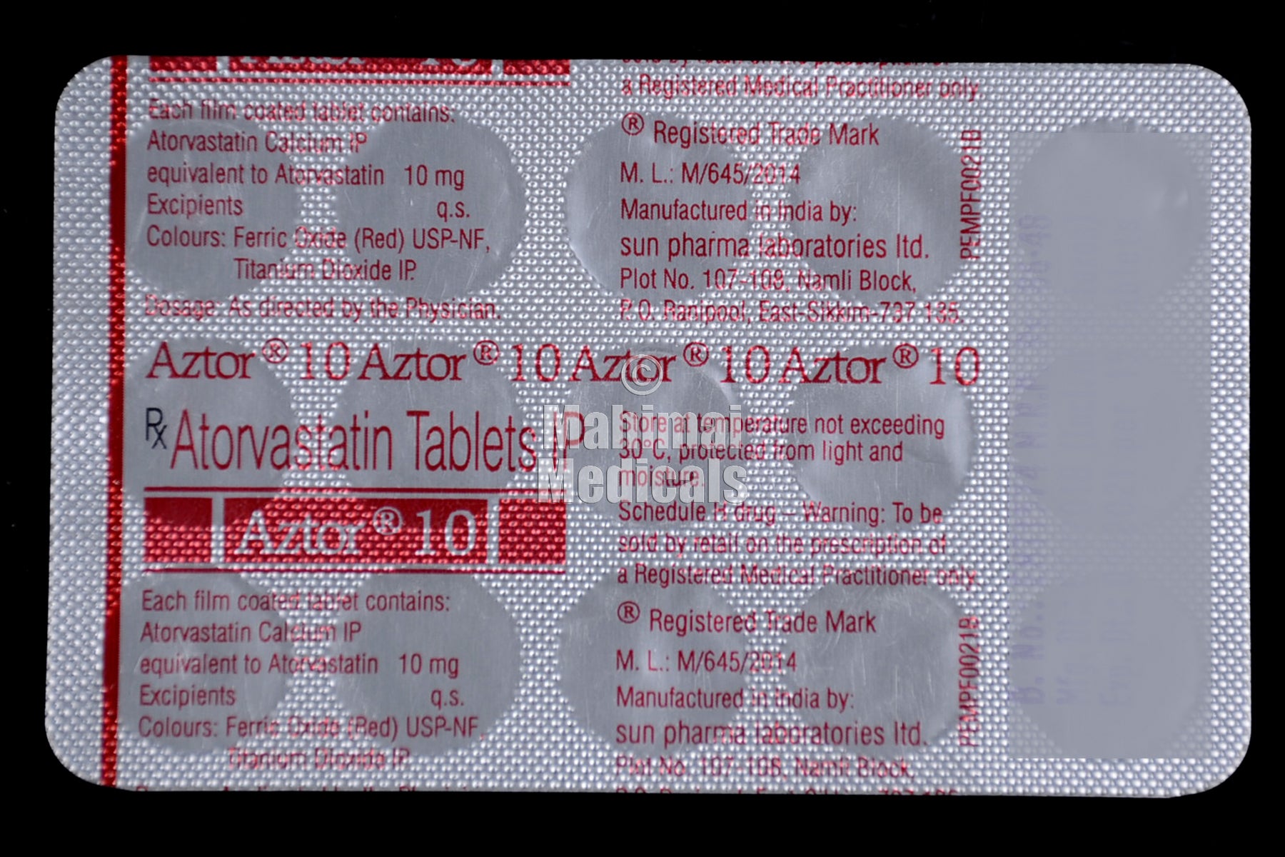 Aztor 10 MG Tablet