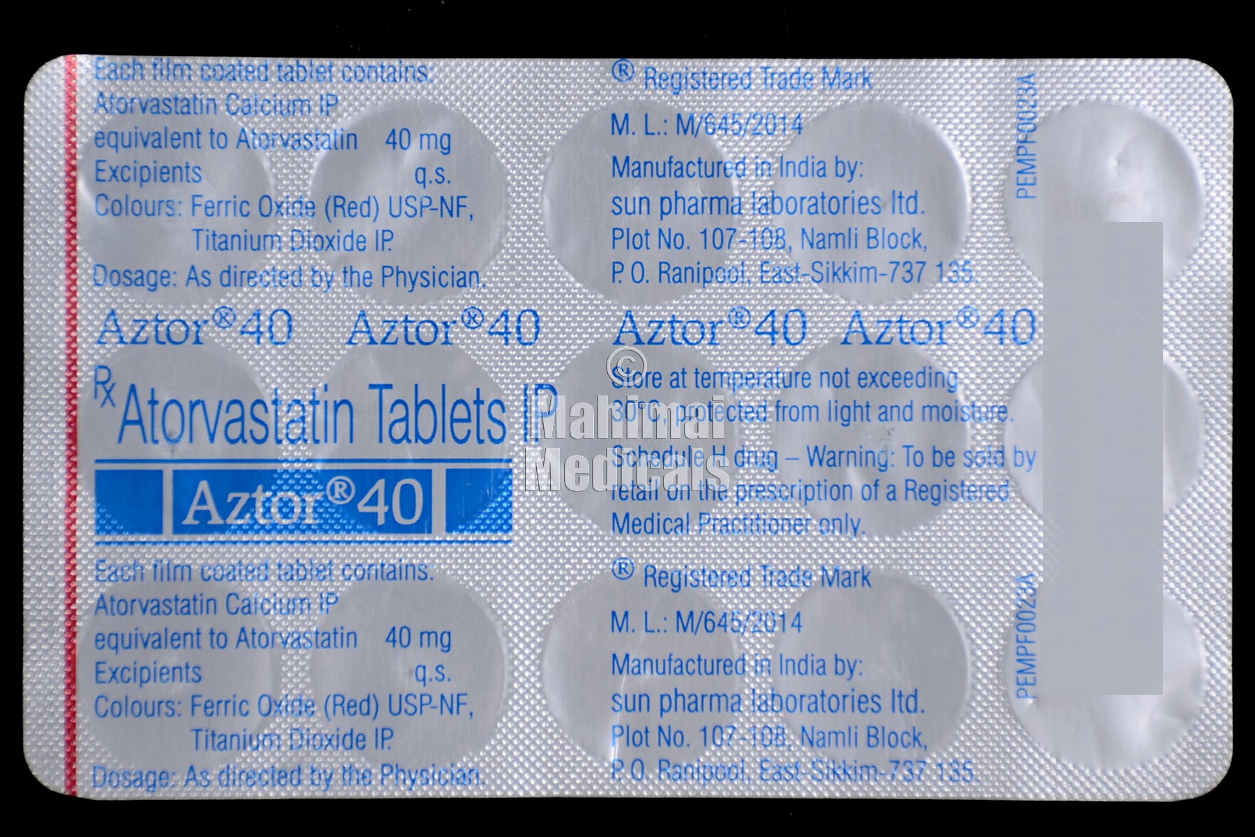 Aztor 40 MG Tablet
