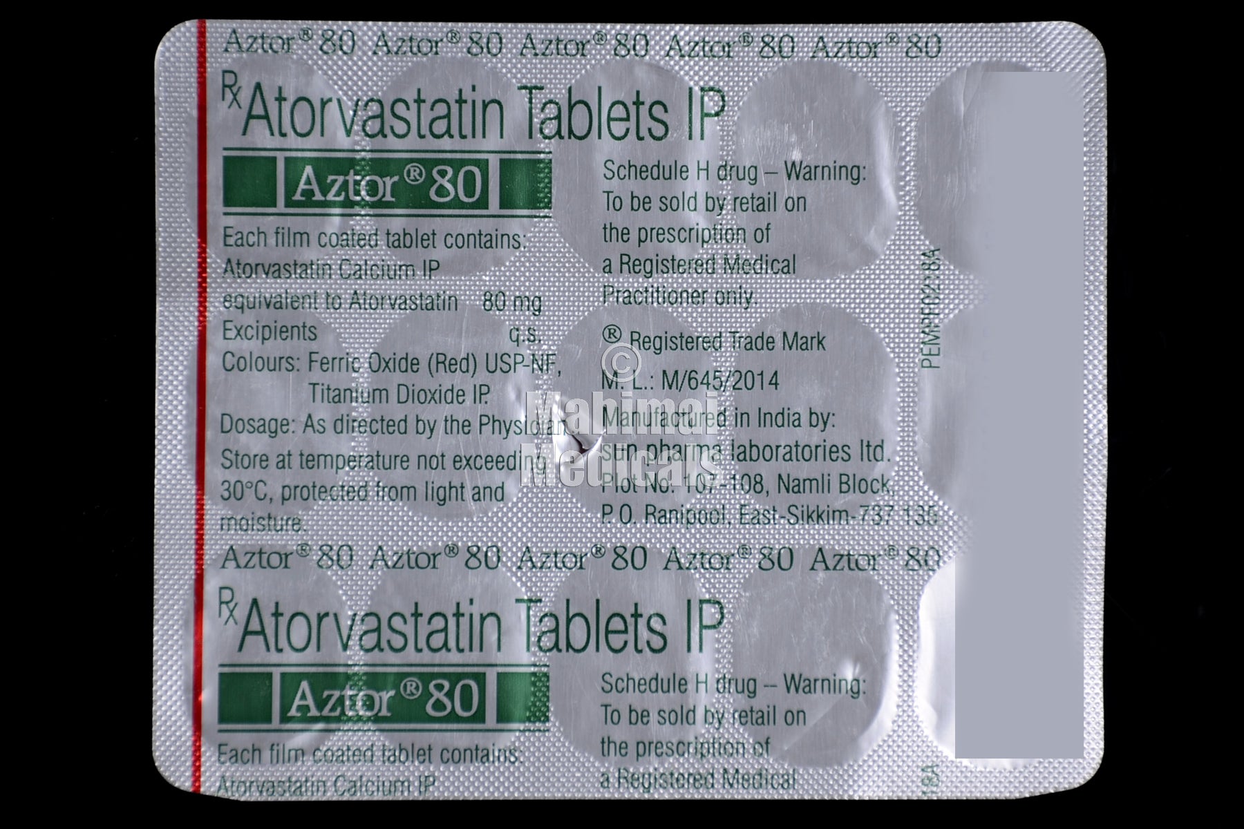 Aztor 80 MG Tablet