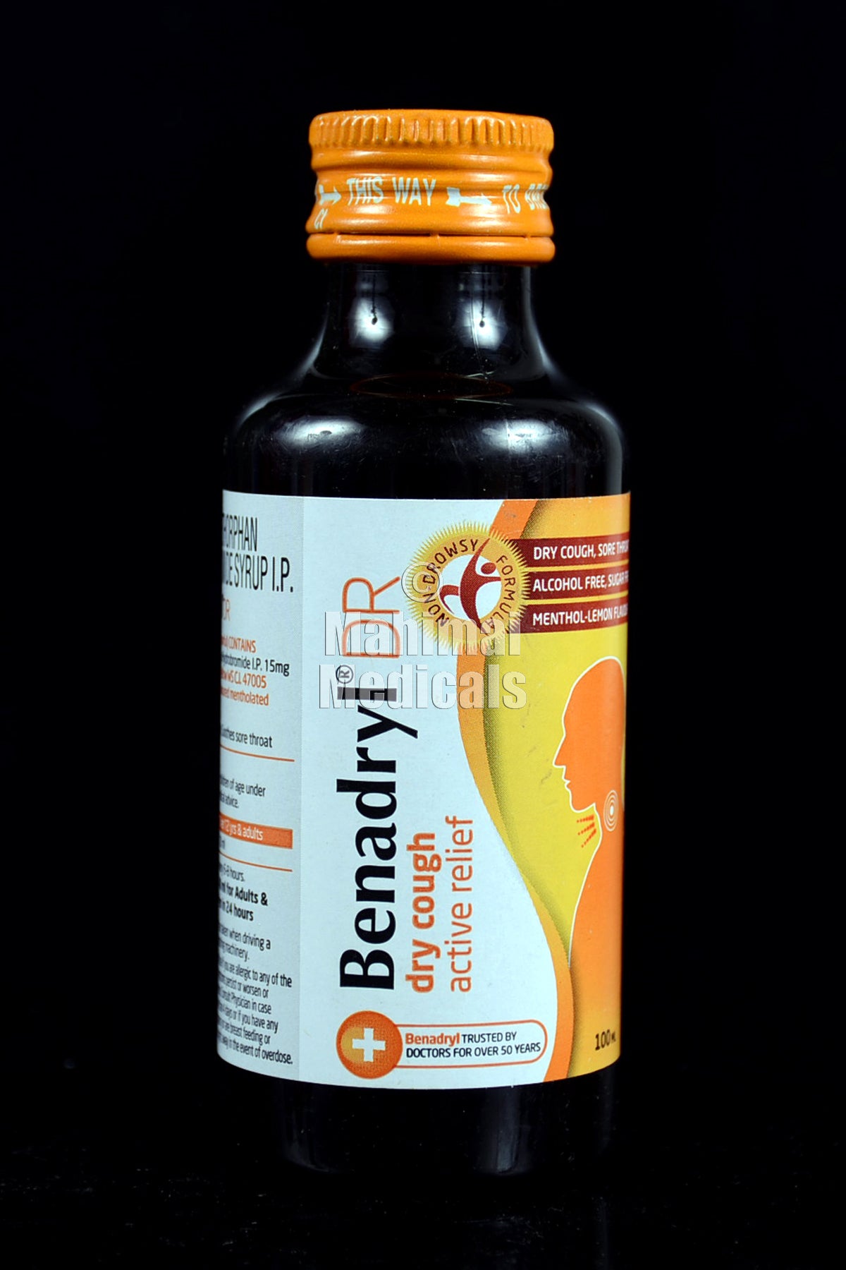 Benadryl Dr Dry Cough Active Relief Syrup_100ml