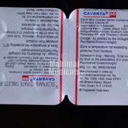 Caverta 50 MG Tablet