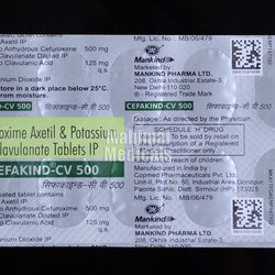 Cefakind CV (500/125 mg) Tablet