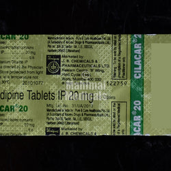 Cilacar 20 MG Tablet