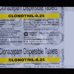 Clonotril 0.25 MG Tablet