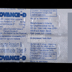 Covance D (12.5/50 mg) Tablet