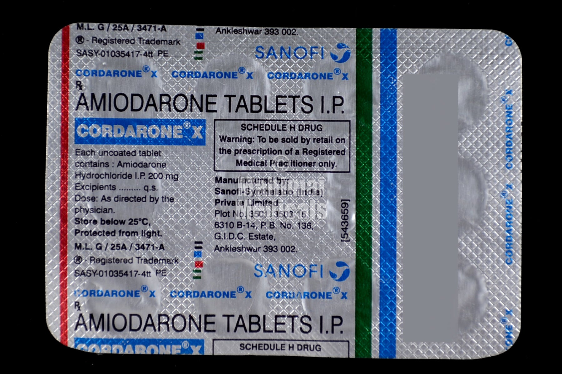 Cordarone X 200 MG Tablet