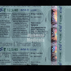 Ctd-T 40/12.5 Tablet