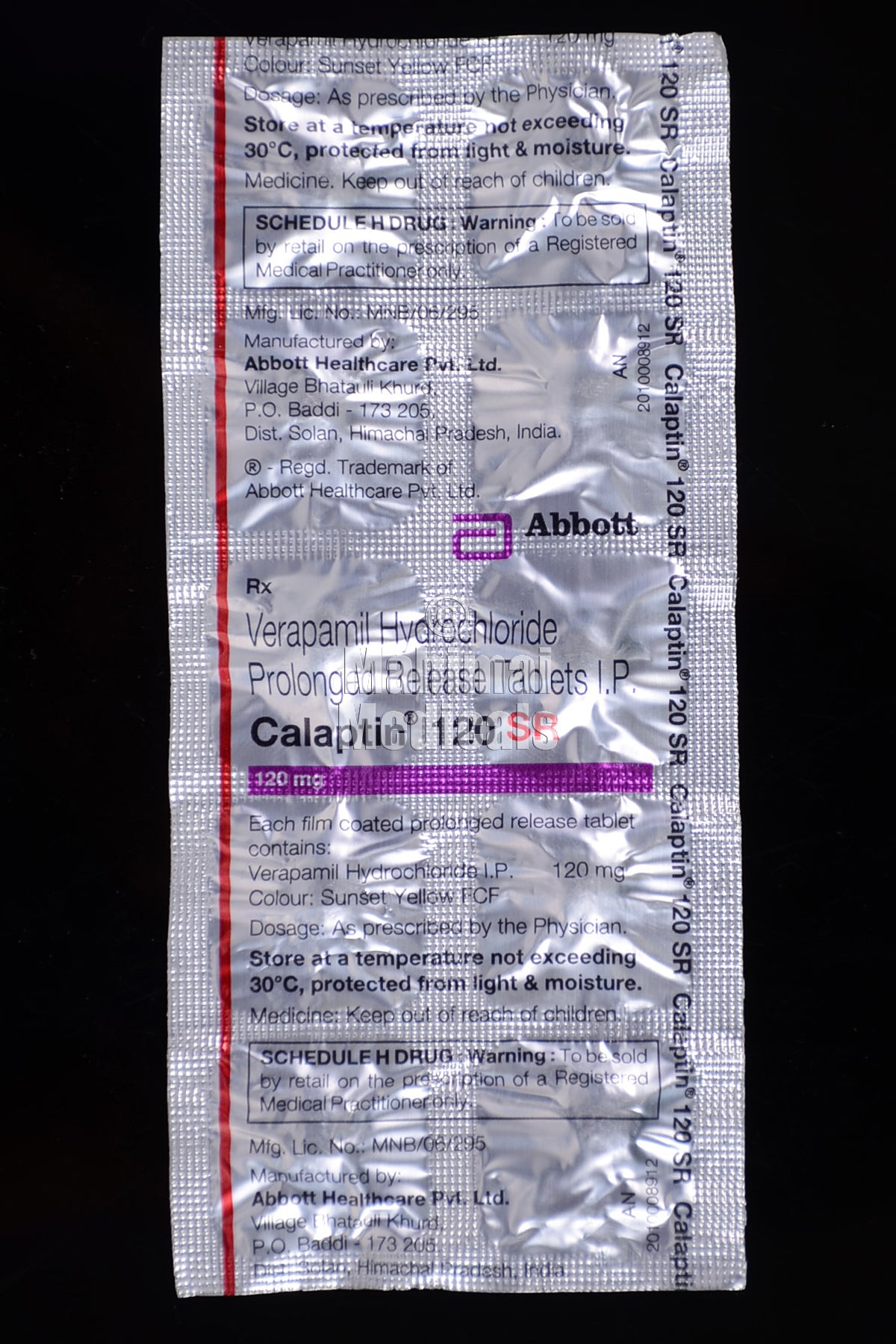 Calaptin 120 mg Tablet SR