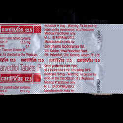 Cardivas 12.5 MG Tablet