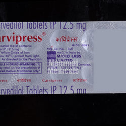 Carvipress 12.5 MG Tablet