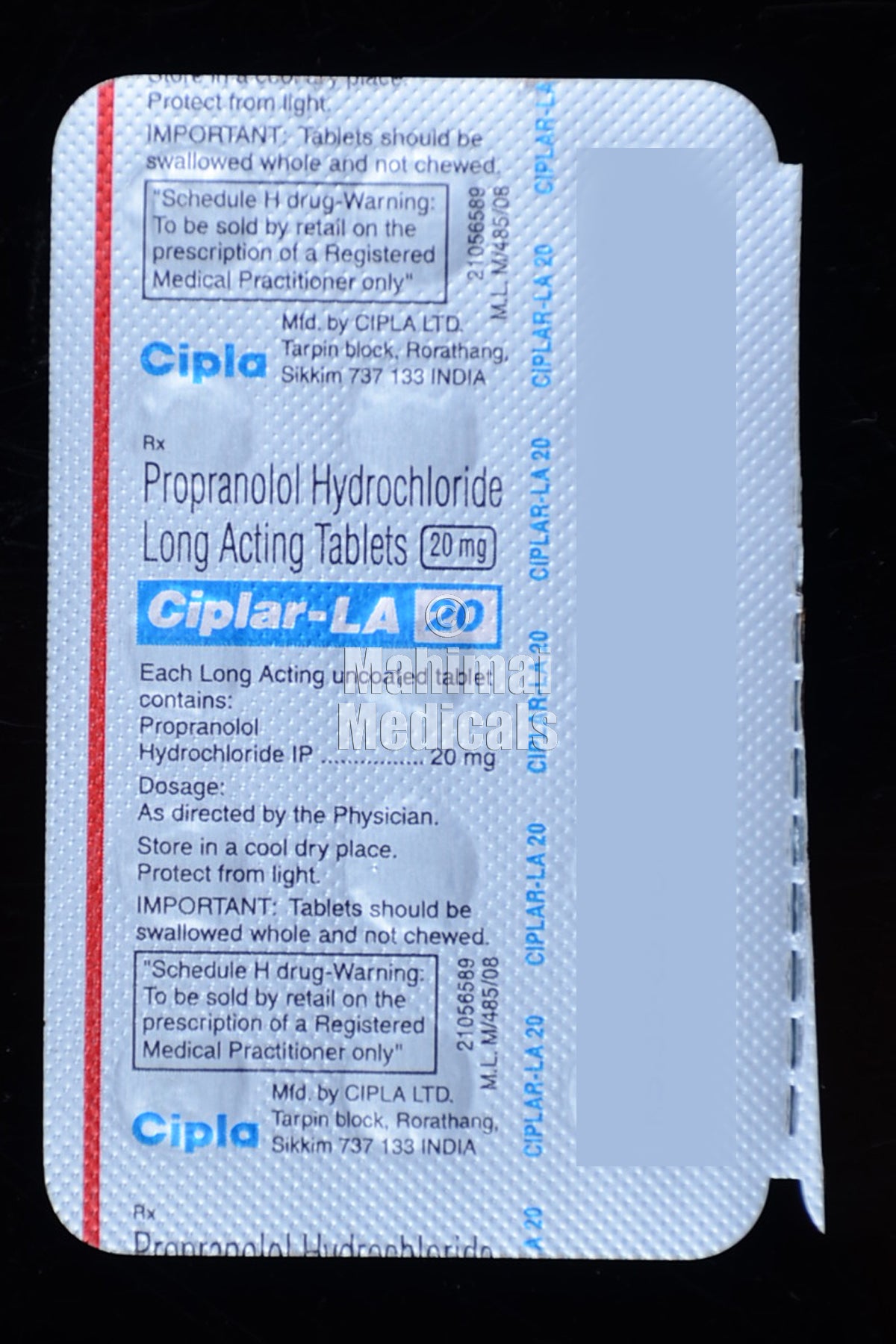 CIPLAR-LA 20MG TABLET