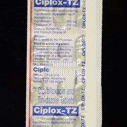 Ciplox Tz 500 Mg/600 Mg Tablet