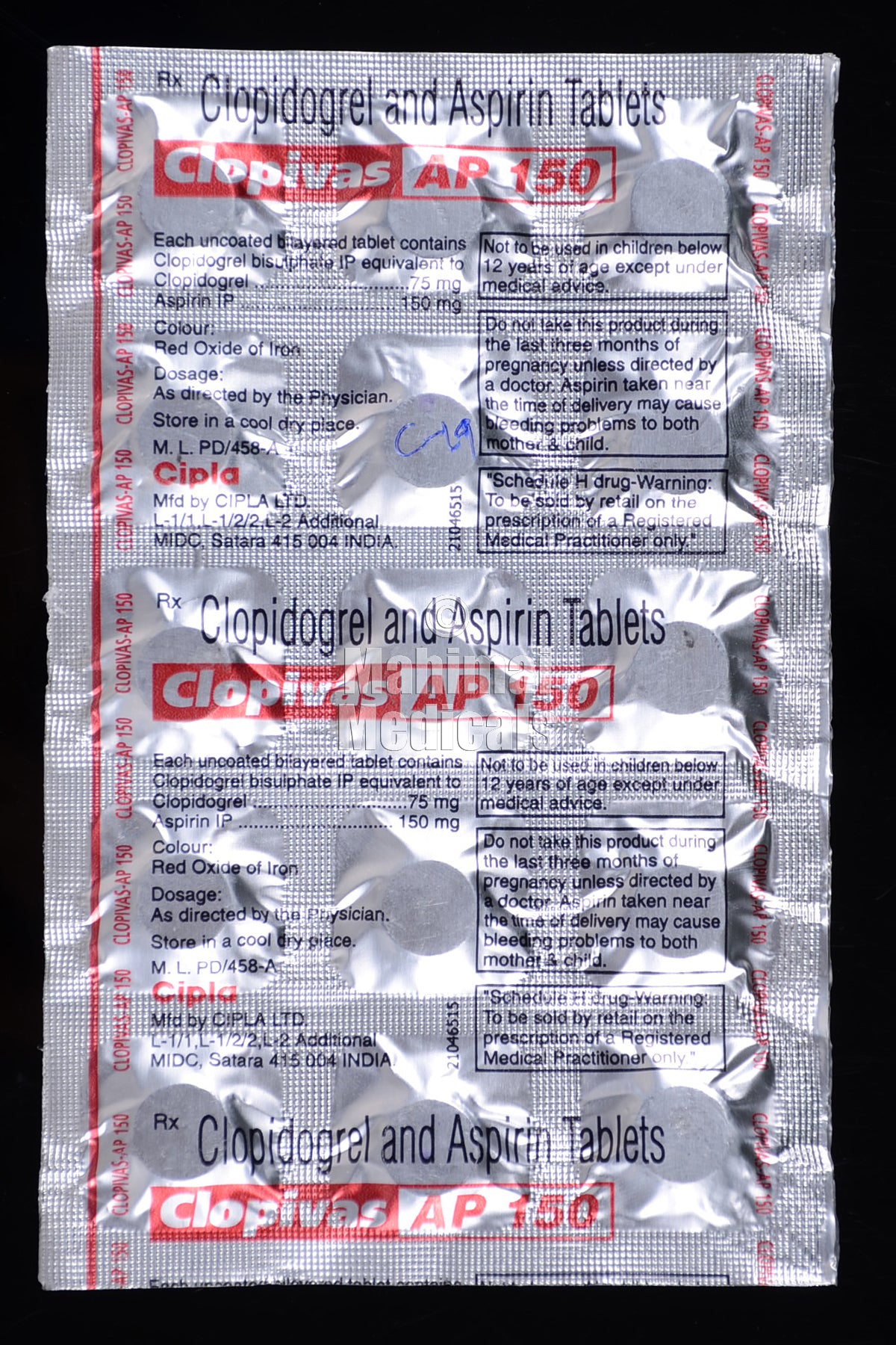 Clopivas AP 150 Tablet