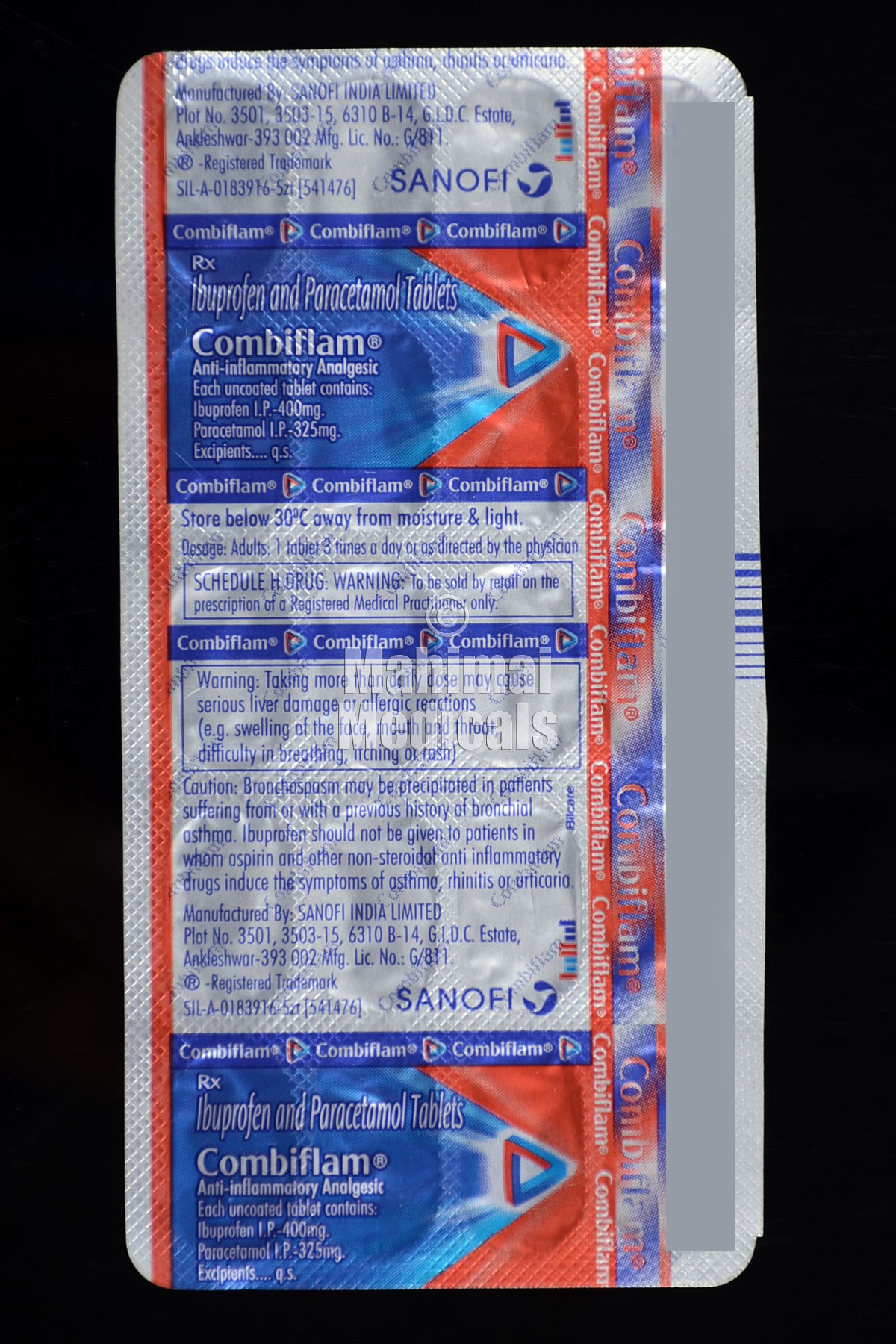 Combiflam (325/400 mg) Tablet