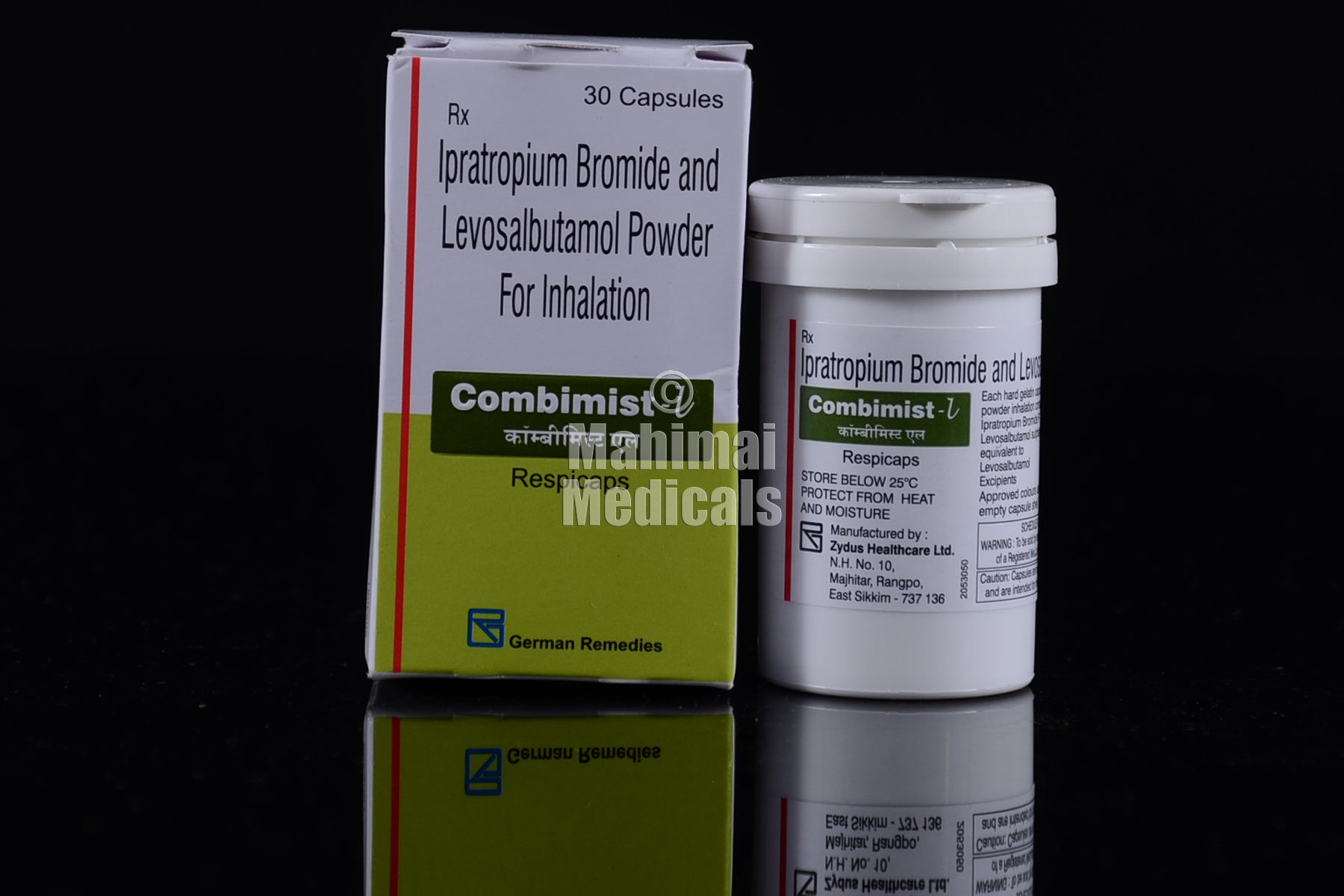 Combimist-L 100Mcg/40Mcg Respicap