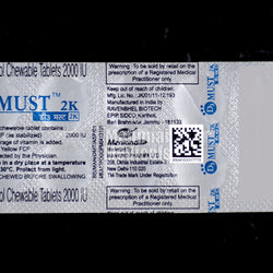 D3 Must 2000 IU Tablet