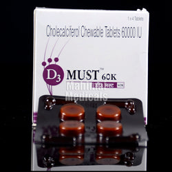 D3 Must 60000 IU Tablet