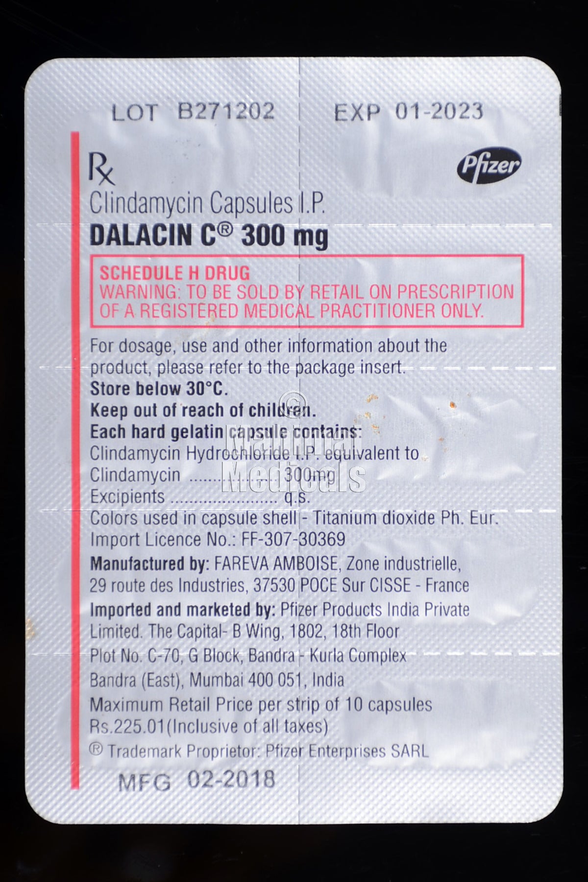 Dalacin C 300 mg Capsule