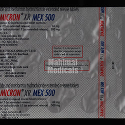 Diamicron Mex 500 Tablet Xr
