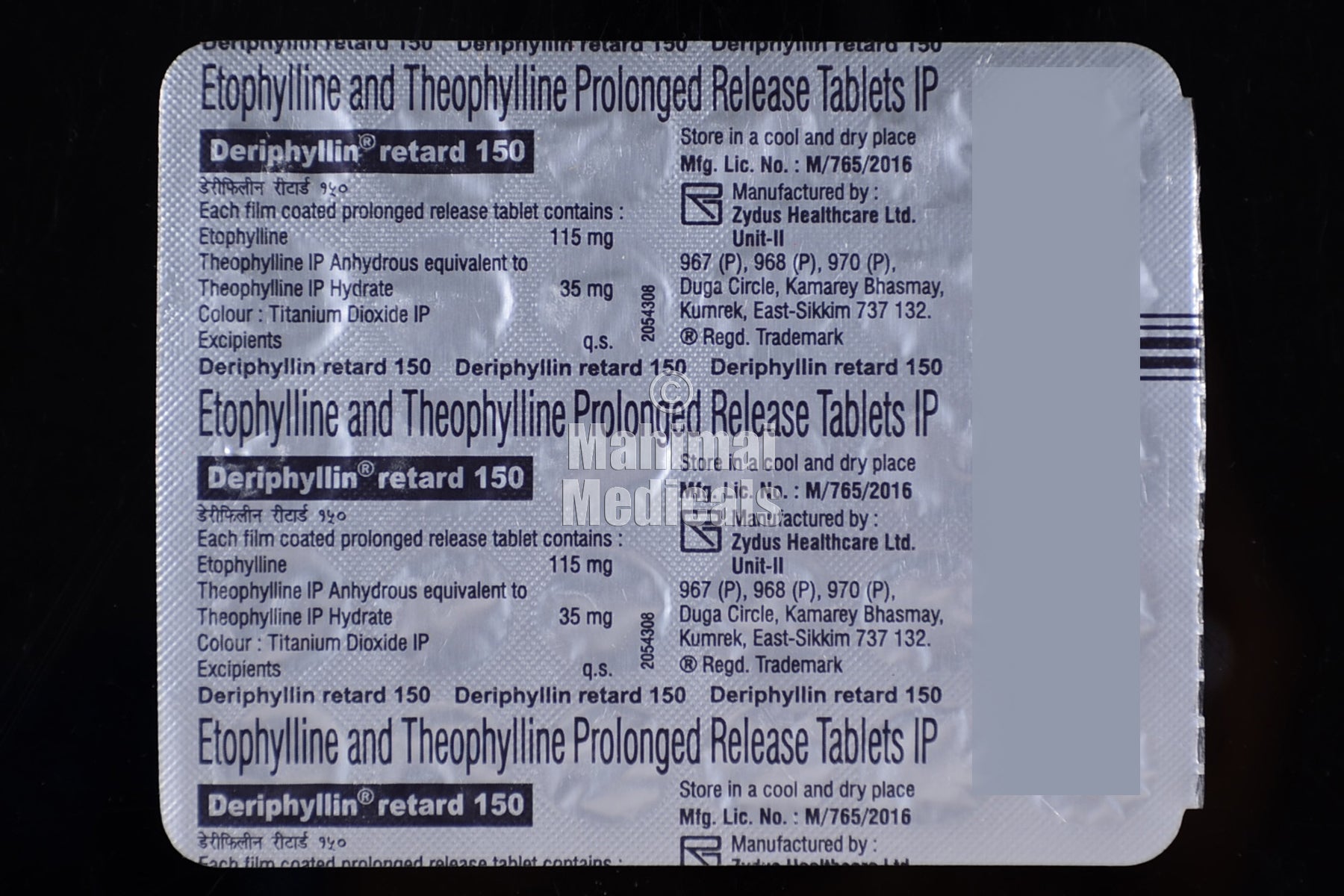Deriphyllin Retard 150 Tablet Pr