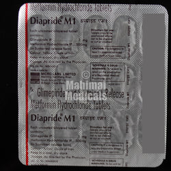 Diapride M 1 Tablet Sr