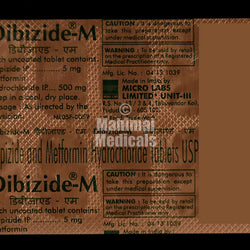 Dibizide M (500/5 mg) Tablet