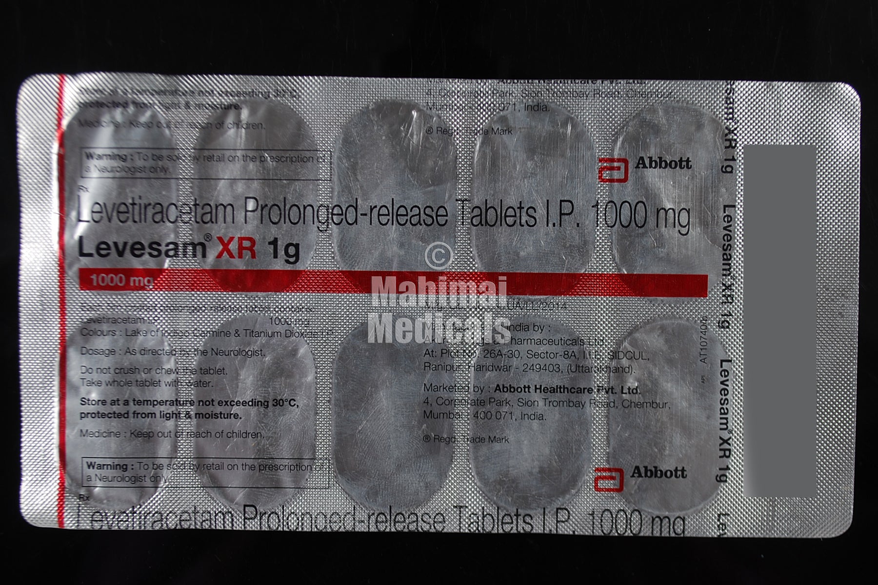 Levesam 1000 MG Tablet XR_1g