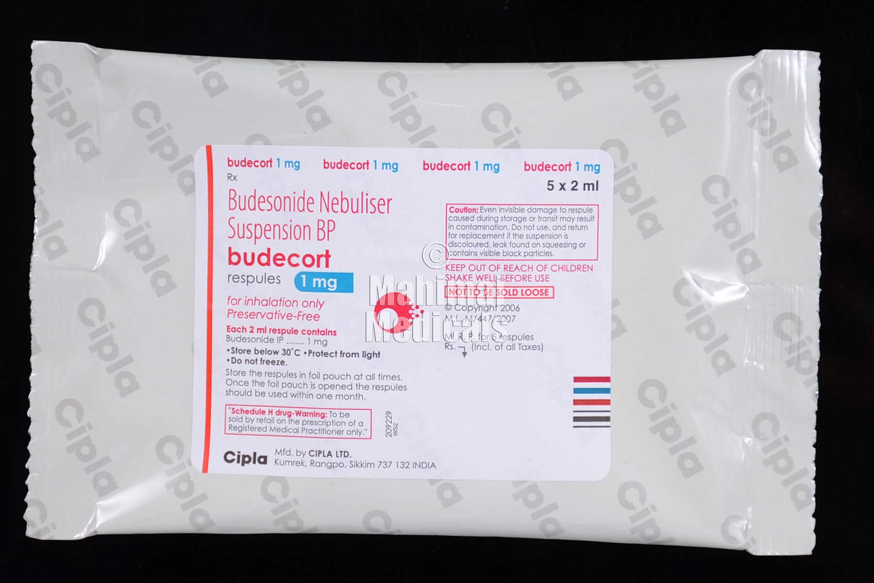 Budecort 1 MG Respules