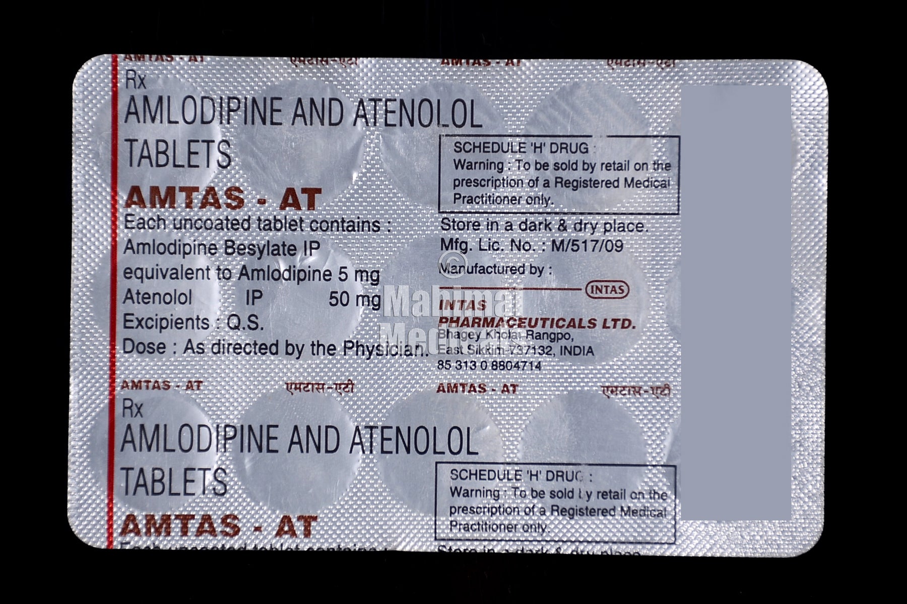 Amtas-At (5/50 mg) Tablet