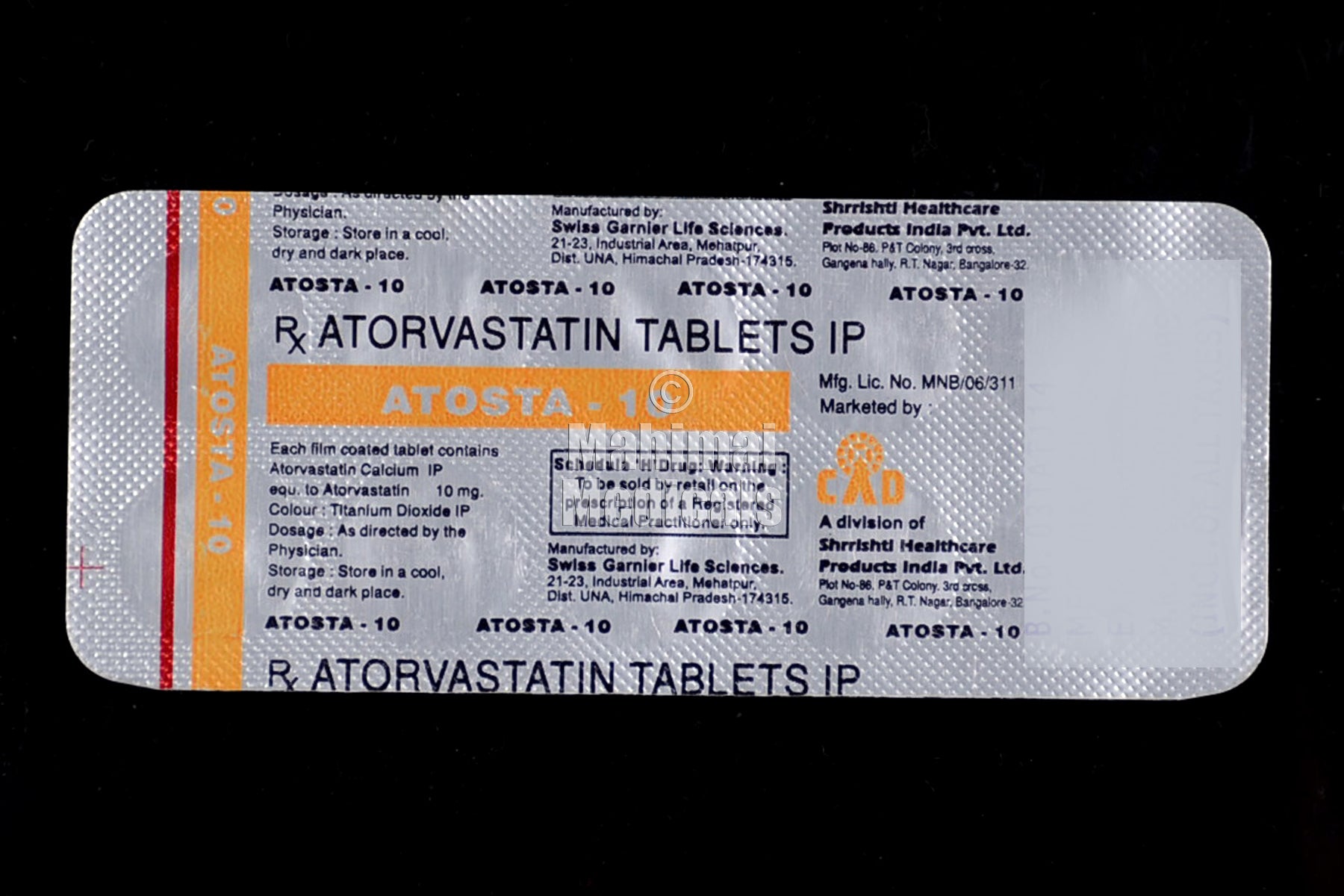 Atosta 10 MG Tablet