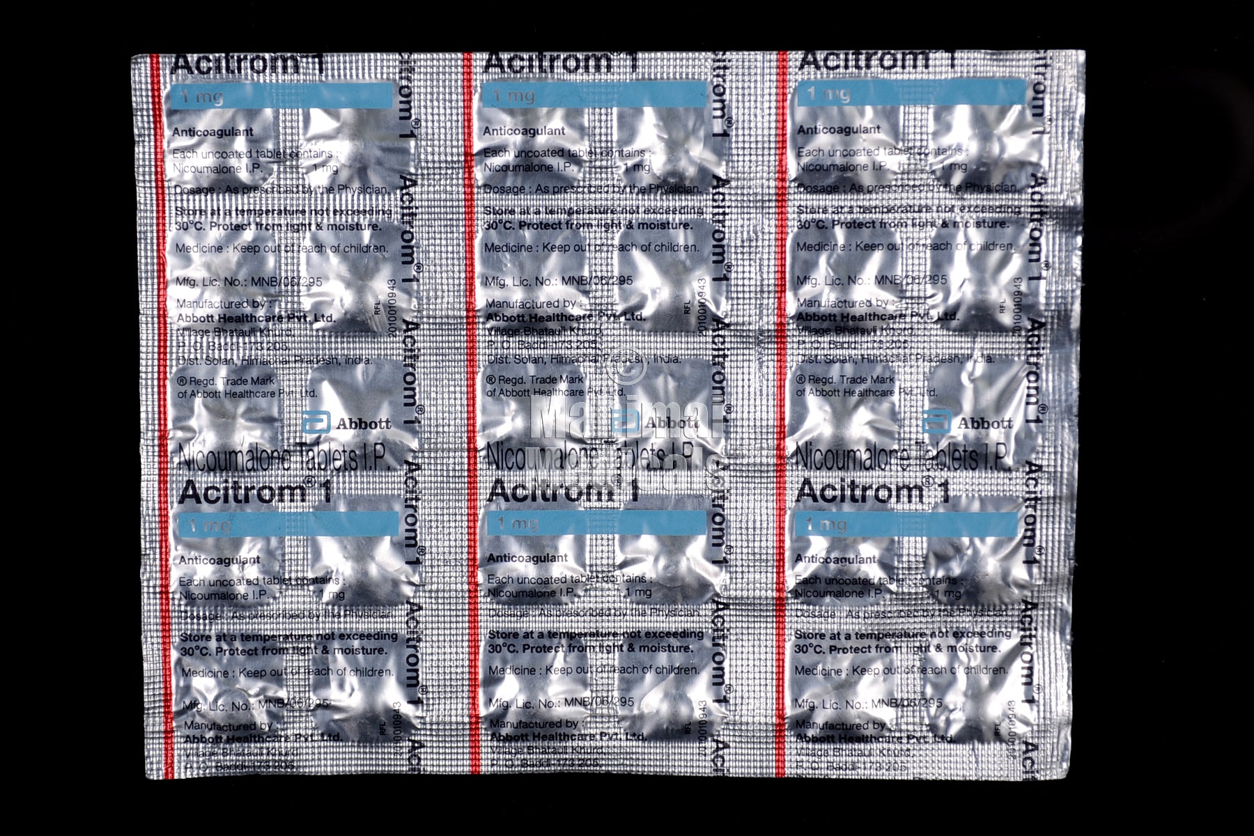 Acitrom 1 mg Tablet