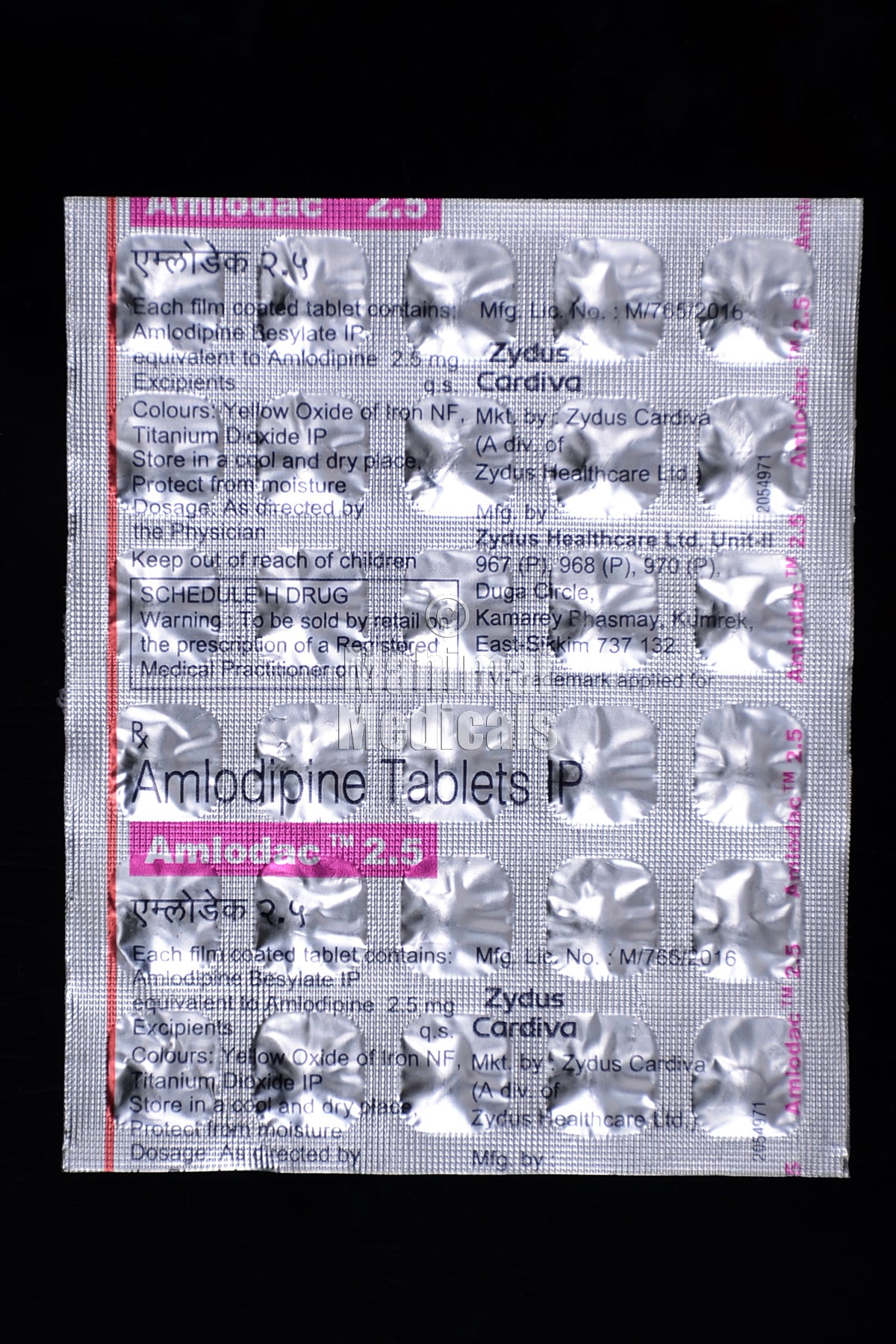 Amlodac 2.5 MG Tablet